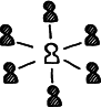 Networking image of people connecting to attract new customers